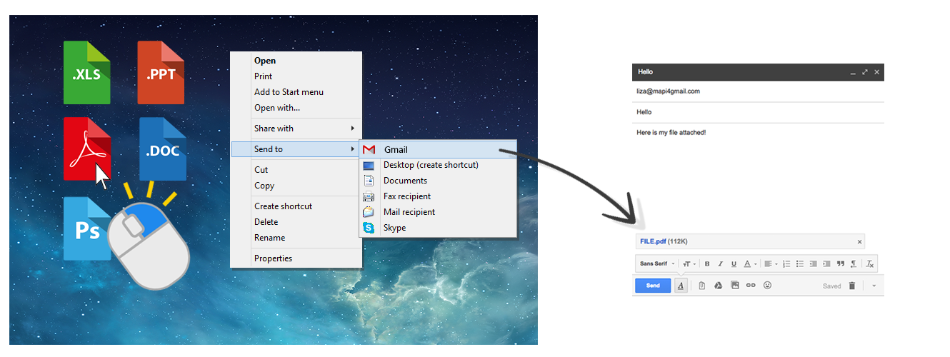 Make Gmail your email client.